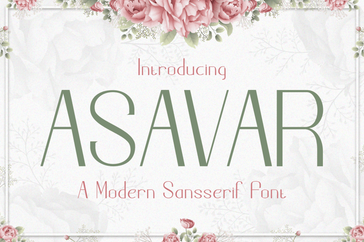 Asavar Modern Sans Serif