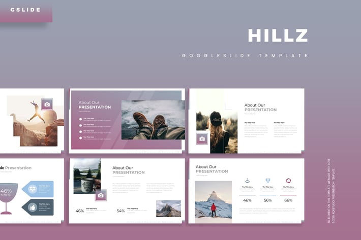 Hillz - Google Slide Template