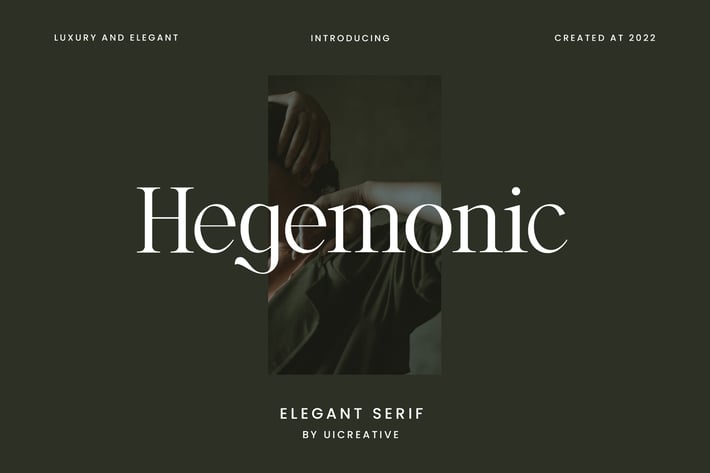  Hegemonic Elegant Serif Font