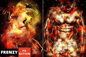 Frenzy Photoshop Action