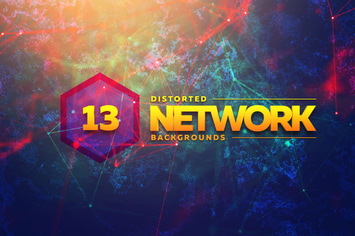 Distorted Network Backgrounds