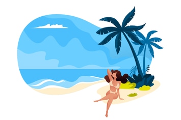 Summer vector illustration