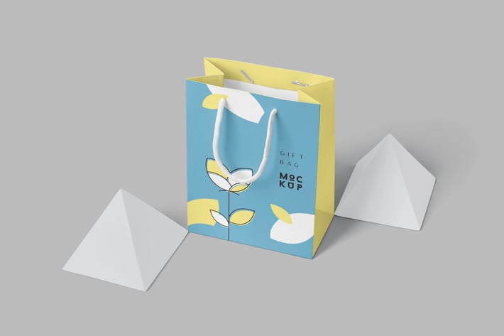 Paper Gift Bag Mockups