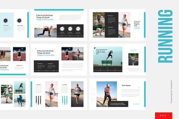 Running - Sport Powerpoint Presentation Template