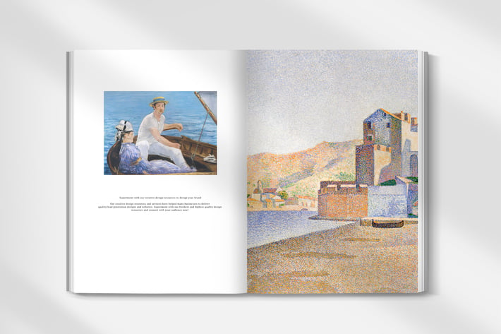 Book mockup psd with vintage illustration