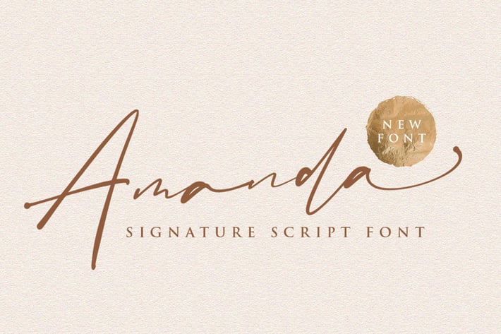 Amanda Signature Font