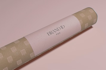 Paper Tube Mockup
