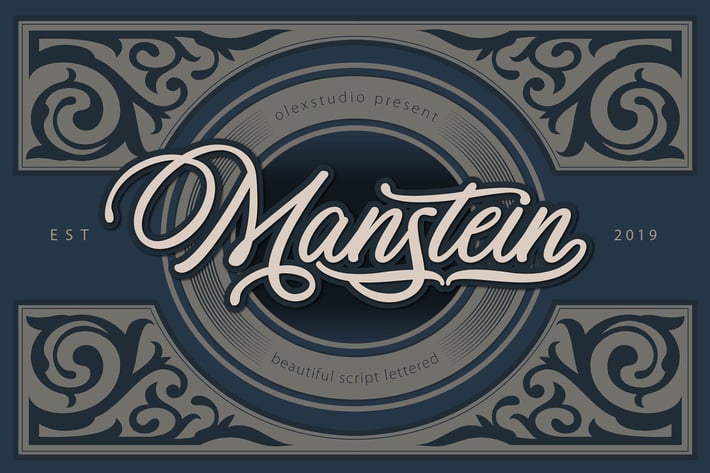 MANSTEIN - Handwritten script