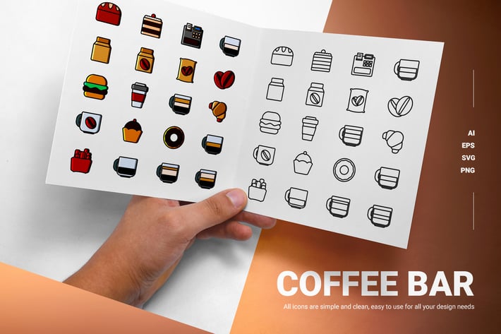 Coffee Bar - Icons