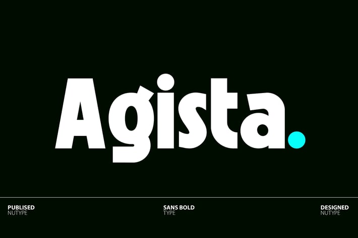 Agista - Sans Bold Type
