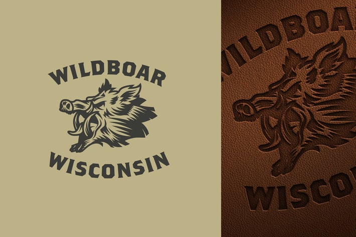 Wild Boar Hunting Logo