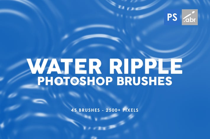 45 Water Ripple Photoshop Brushes