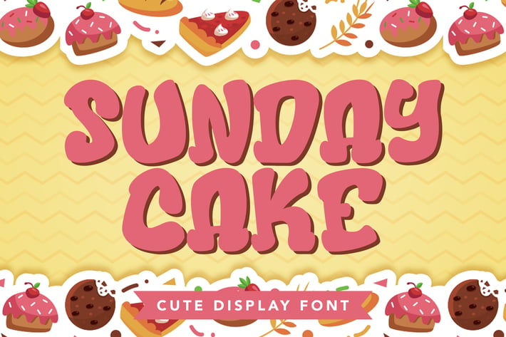 Sunday Cake - Cute Display Font