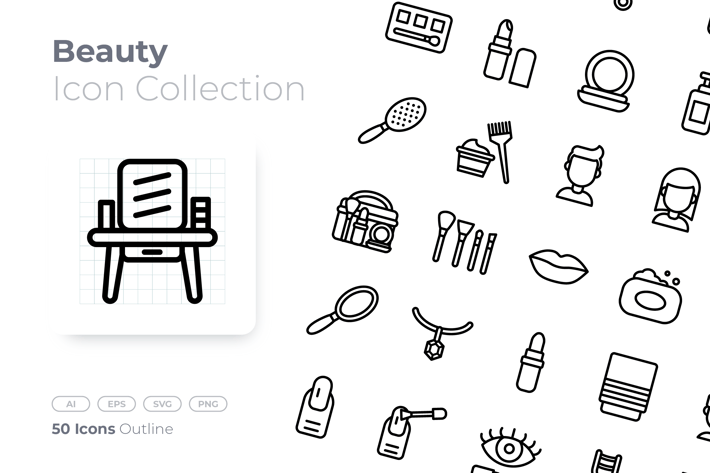 Beauty Outline Icon