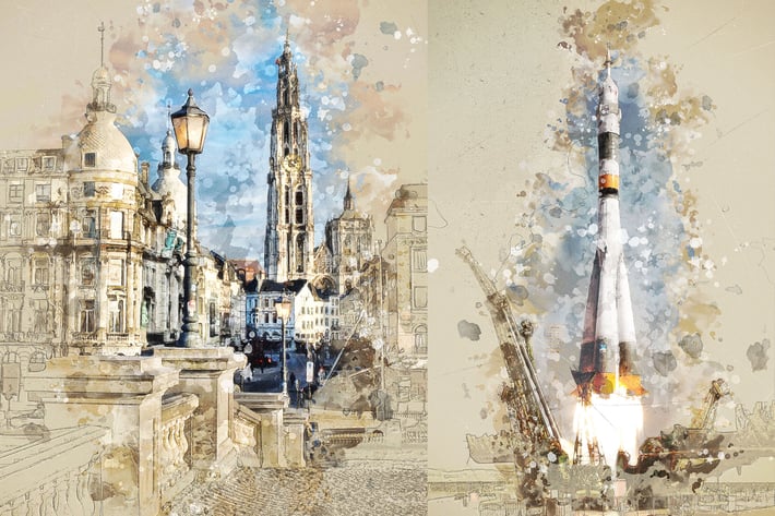 Mix Art Photoshop Action
