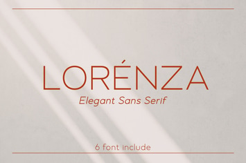 LORENZA - Elegant Sans Serif 