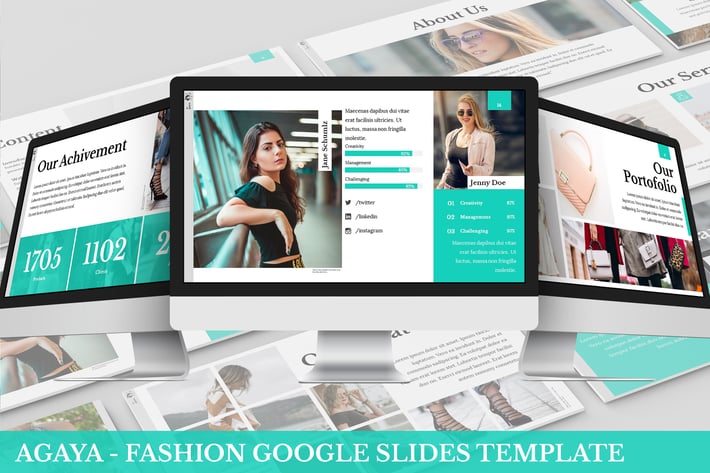 A-Gaya - Fashion Google Slides Template