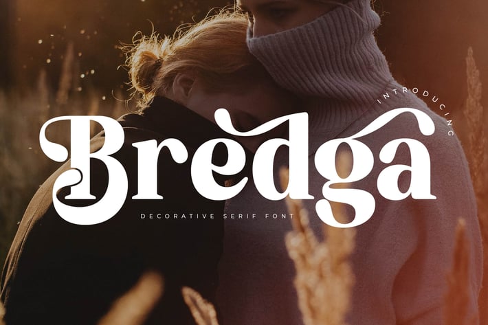 Bredga Decorative Serif Font