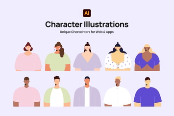 Cute Minimal Characters