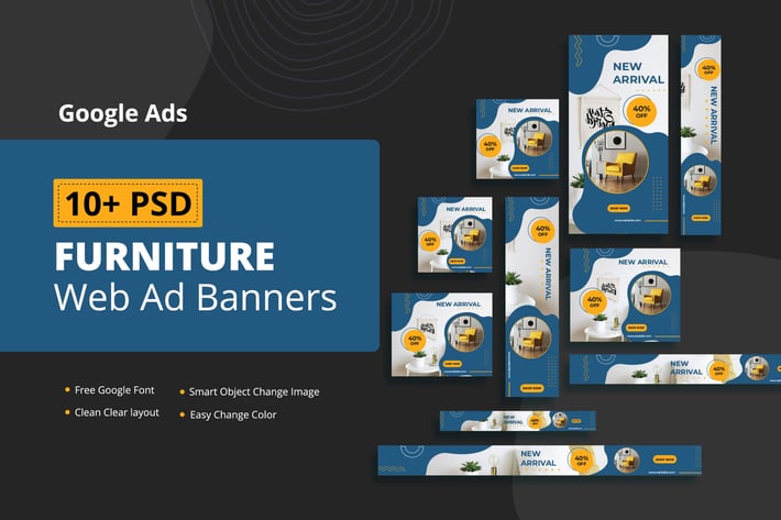Furniture Web Ad Banners