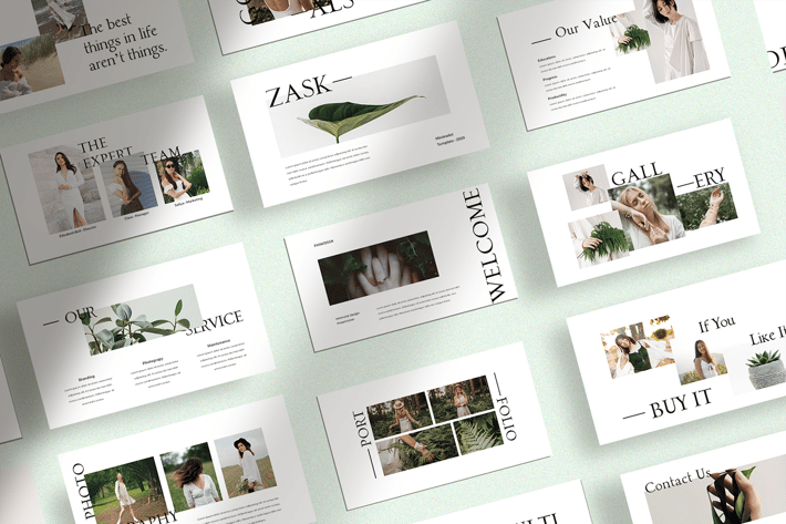 Zask - Clean Presentation Template