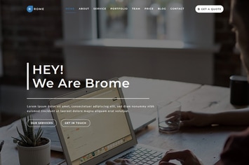 Brome - Responsive Html5 Digital Agency Template 