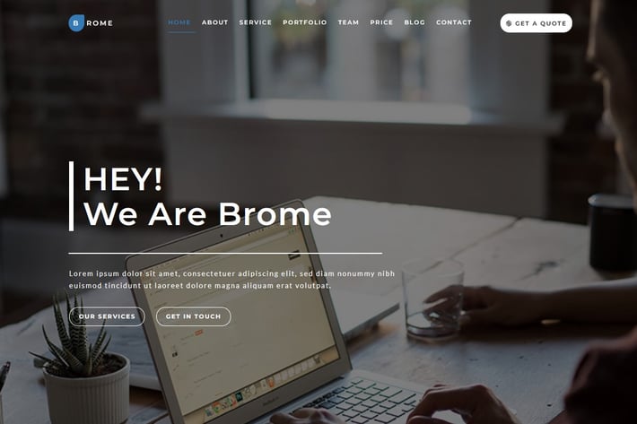 Brome - Responsive Html5 Digital Agency Template 