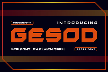 Gesod - Sport Font