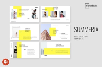 Summeria - Minimal Powerpoint Template