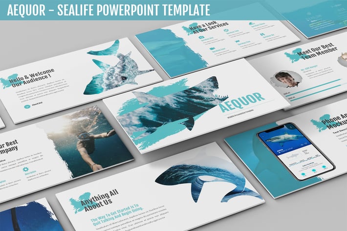 Aequor - Sealife Powerpoint Template