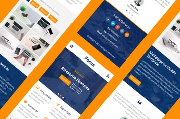 Focus - UI Kit Multipurpose Mobile Template