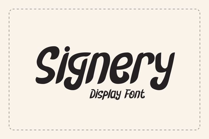 Signery – Display Font
