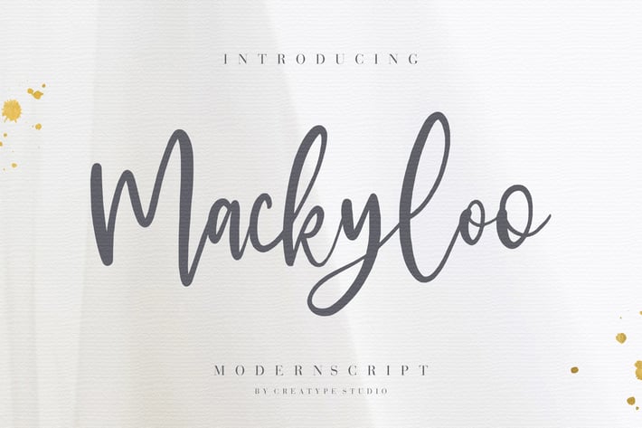 Mackyloo Modern Script