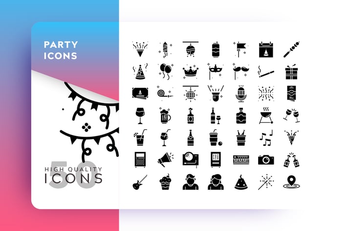 AWR PARTY GLYPH ICON