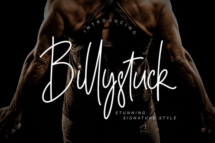 Billystuck Signature Business Font