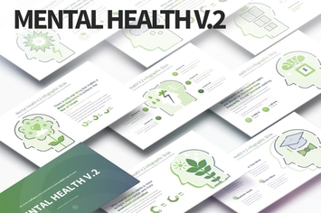 Mental Health V.2 - PowerPoint Infographics Slides