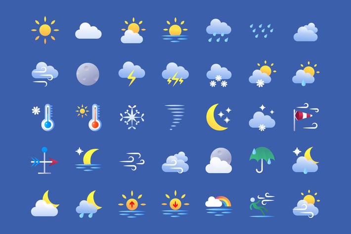 Weather - Icons Pack (Color)