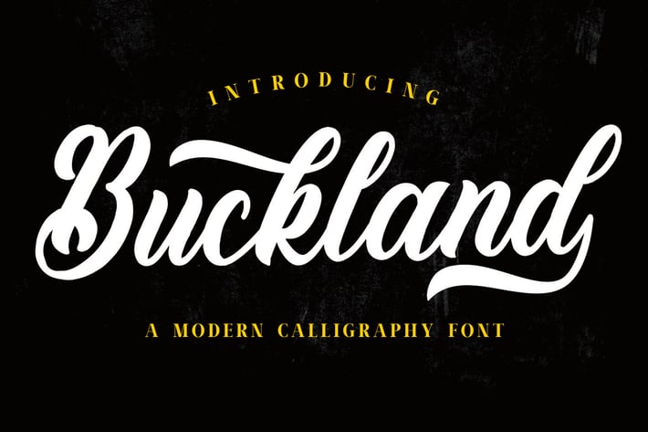 Buckland - Vintage Font