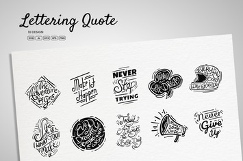 Lettering Quote