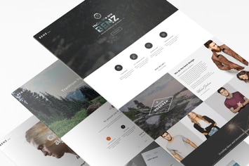 3D Web Showcase Mockups 