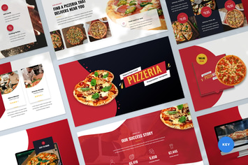 Pizza and Fast Food Keynote Presentation Template 