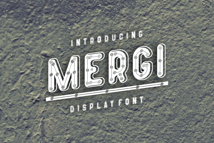 MERGI FONT