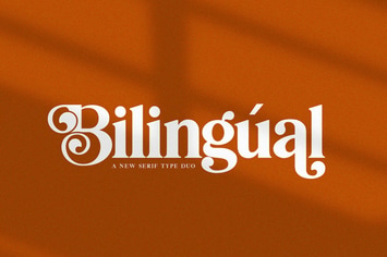 Bilingual Serif Font Duo