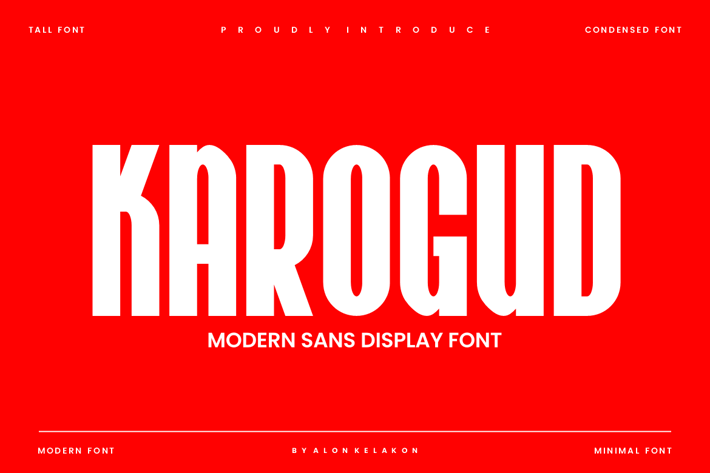 Karogud - Modern Minimal Font