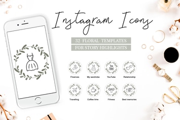 Instagram Highlight Covers V.5 FLORAL