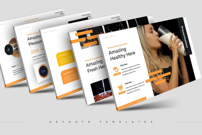 Milky - Keynote Template