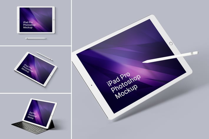 iPad Pro Photoshop Mockups