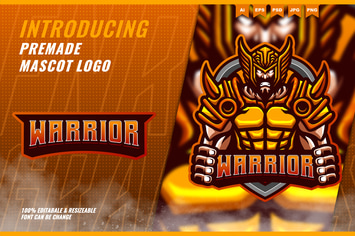 Odin God Warrior - Mascot Esport Logo Template