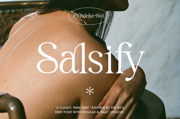 Salsify - Modern Serif Font