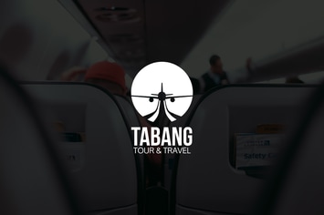 Tabang : Negative Space Plane Logo